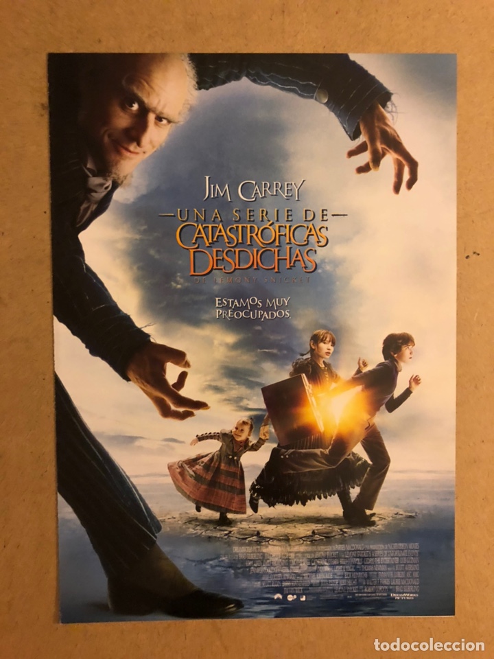Cinema: UNA SERIE DE CATASTR&Oacute;FICAS DESDICHAS (JIM CARREY). GU&Iacute;A PROMOCIONAL DE LA PEL&Iacute;CULA.