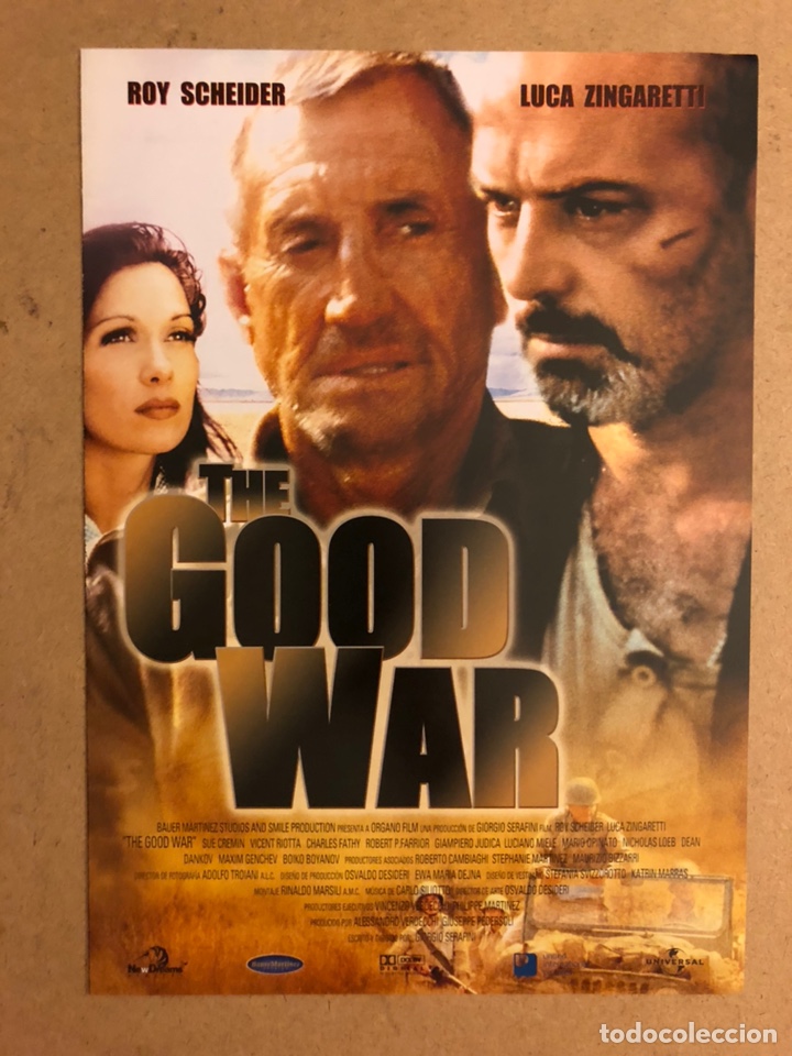 Cine: THE GOOD WAR (ROY SCHNEIDER). GU&Iacute;A PROMOCIONAL DE LA PEL&Iacute;CULA.