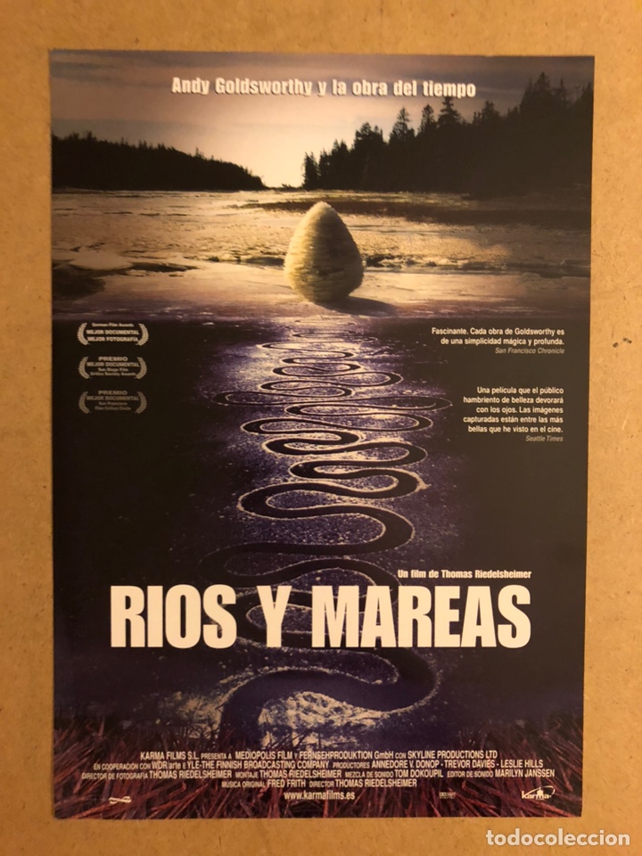 Cinema: R&Iacute;OS Y MAREAS (THOMAS RIEDELSHEIMER). GU&Iacute;A PROMOCIONAL DE LA PEL&Iacute;CULA.