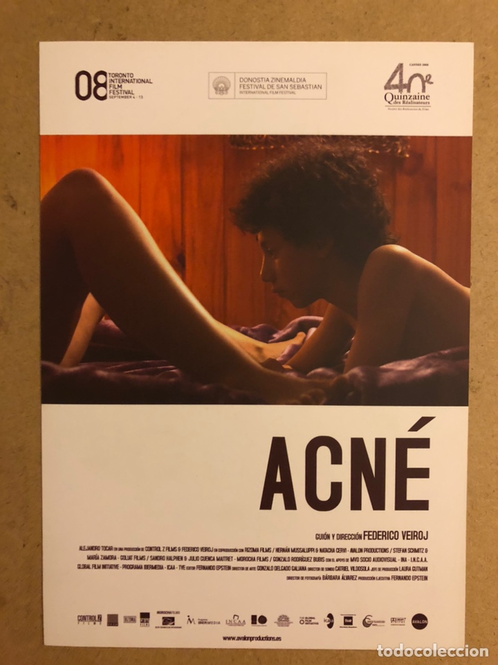 Cinema: ACN&Eacute; (FEDERICO VEIROJ). GU&Iacute;A PROMOCIONAL DE LA PEL&Iacute;CULA, IDEAL PARA ENMARCAR.