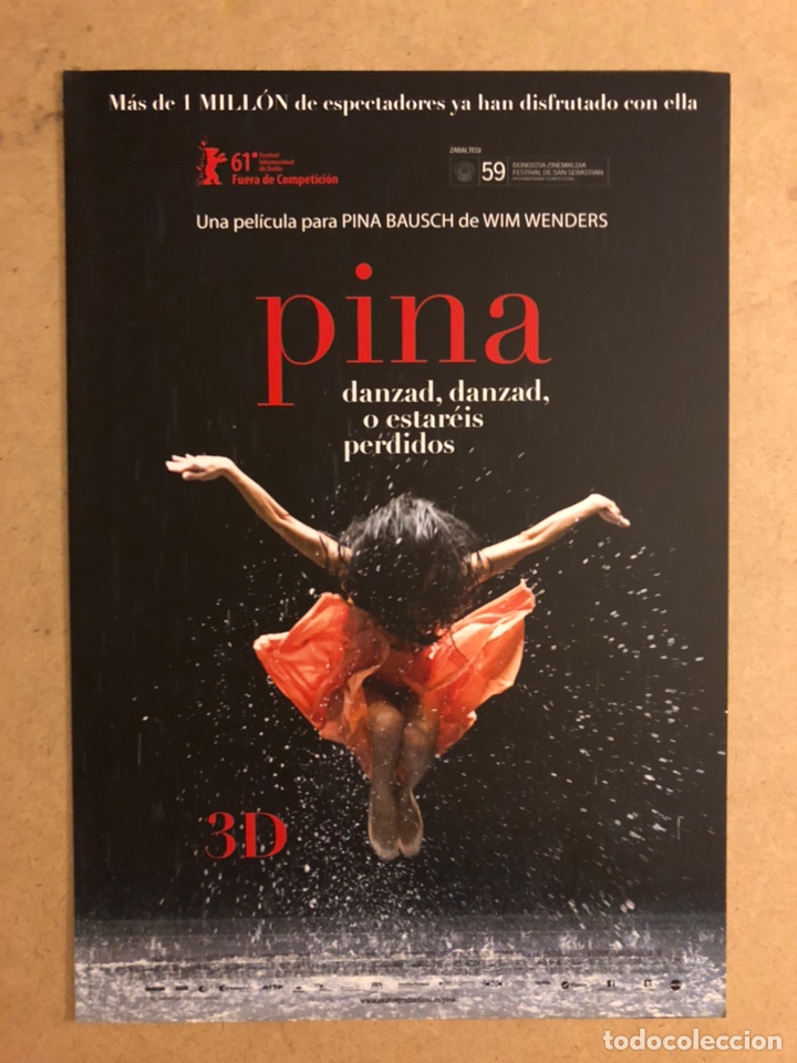 Cinema: PINA (WIM WENDERS). GU&Iacute;A PROMOCIONAL DE LA PEL&Iacute;CULA.