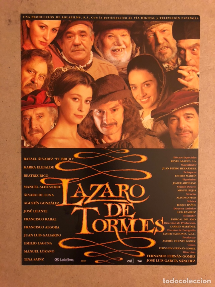 Kino: L&Aacute;ZARO DE TORMES (EL BRUJO, KARRA ELEJALDE, BEATRIZ RICO). GU&Iacute;A PROMOCIONAL DE LA PEL&Iacute;CULA