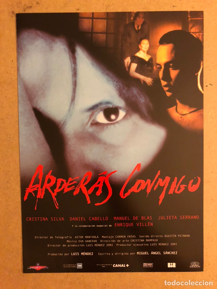 Cinema: ARDER&Aacute;S CONMIGO (CRISTINA SILVA, DANIEL CABALLERO). GU&Iacute;A PROMOCIONAL DE LA PEL&Iacute;CULA.