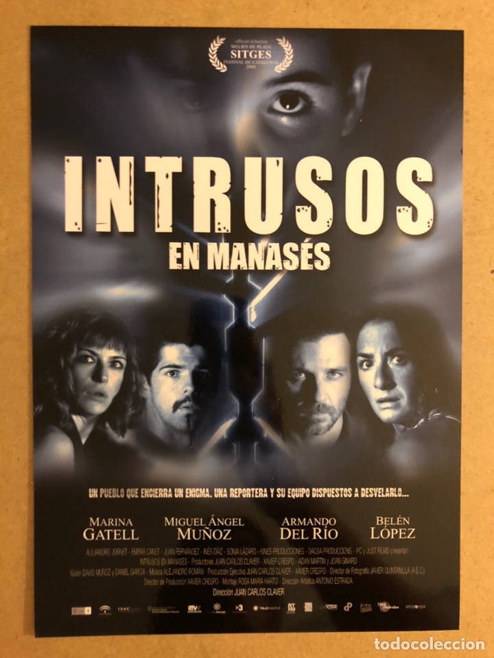 Cinema: INTRUSOS EN MANASES (MIGUEL &Aacute;NGEL MU&Ntilde;OZ). GU&Iacute;A PROMOCIONAL DE LA PEL&Iacute;CULA.