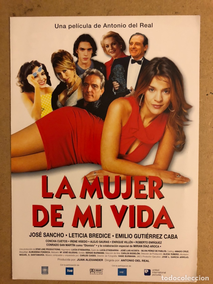 Cin&eacute;ma: LA MUJER DE MI VIDA (JOS&Eacute; SANCHO, ALEJO SAURAS). GU&Iacute;A PROMOCIONAL DE LA PEL&Iacute;CULA.