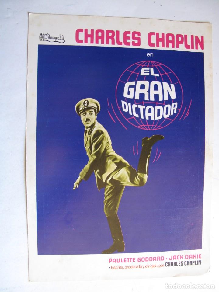 Cin&eacute;ma: HH2449 EL GRAN DICTADOR --- NO ENTRA EN LOTES