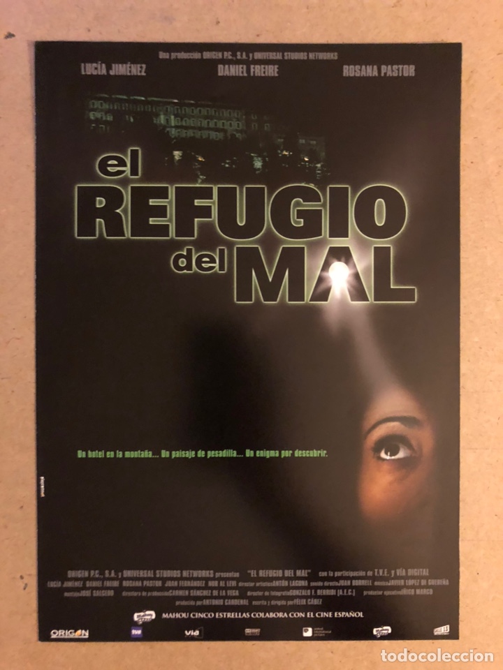 Cinema: EL REFUGIO DEL MAL (LUC&Iacute;A JIM&Eacute;NEZ). GU&Iacute;A PROMOCIONAL DE LA PEL&Iacute;CULA.