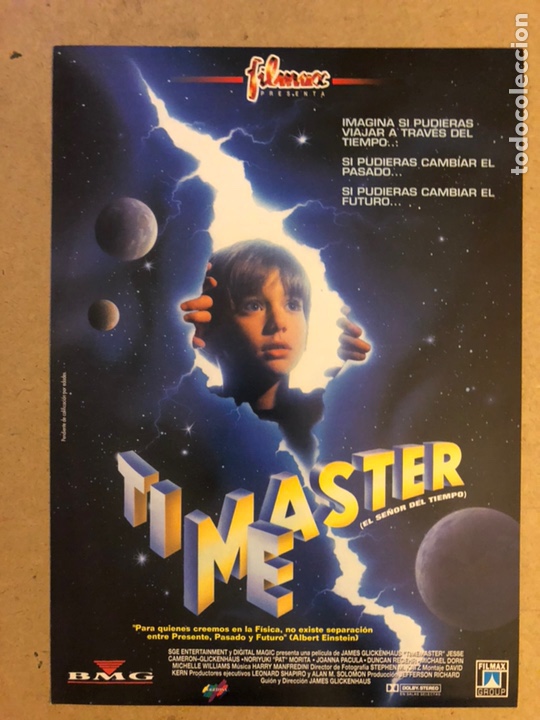 Cinema: TIME MASTER (PAT MORITA). GU&Iacute;A PROMOCIONAL DE LA PEL&Iacute;CULA.