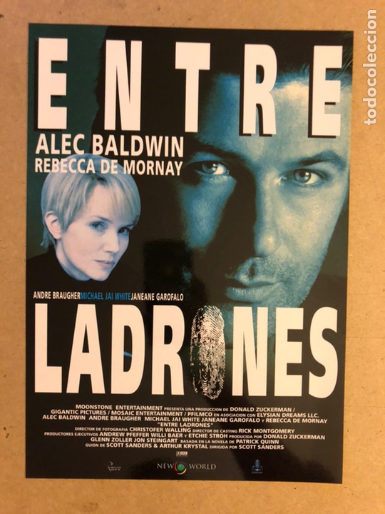 Kino: ENTRE LADRONES (ALEC BALDWIN, REBECCA DE MORNAY). GU&Iacute;A PROMOCIONAL DE LA PEL&Iacute;CULA.