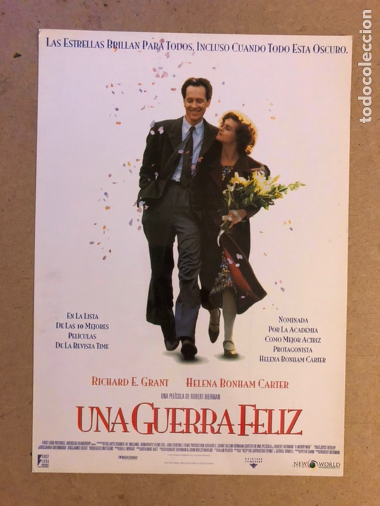 Cinema: UNA GUERRA FELIZ (HELENA BONHAM CARTER). GU&Iacute;A PROMOCIONAL DE LA PEL&Iacute;CULA.