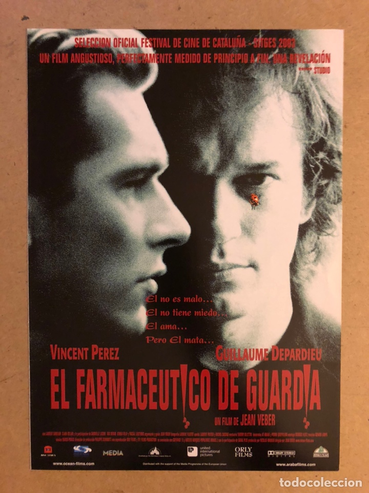 Kino: EL FARMAC&Eacute;UTICO DE GUARDIA (VICENT PEREZ, GUILLAUME DEPARDIEU). GU&Iacute;A PROMOCIONAL DE LA PEL&Iacute;CULA