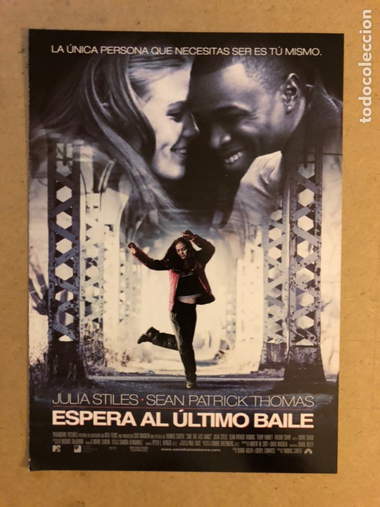 Cin&eacute;ma: ESPERA AL &Uacute;LTIMO BAILE (JULIA STILES, SEAN PATRICK THOMAS). GU&Iacute;A PROMOCIONAL DE LA PEL&Iacute;CULA.