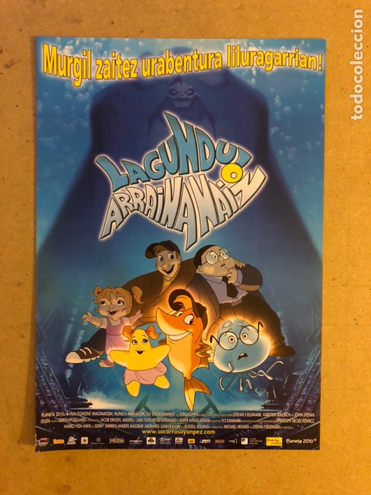 Cinema: LAGUNDU, ARRAINA NAIZ (SOCORRO SOY UN PEZ). GU&Iacute;A PROMOCIONAL DE LA PEL&Iacute;CULA. EUSKERA.