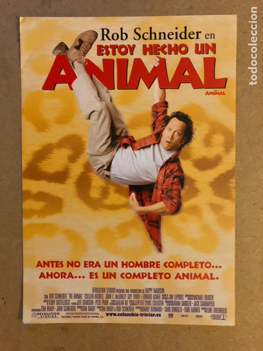 Cinema: ESTOY HECHO UN ANIMAL (ROB SCHNEIDER). GU&Iacute;A PROMOCIONAL DE LA PEL&Iacute;CULA.
