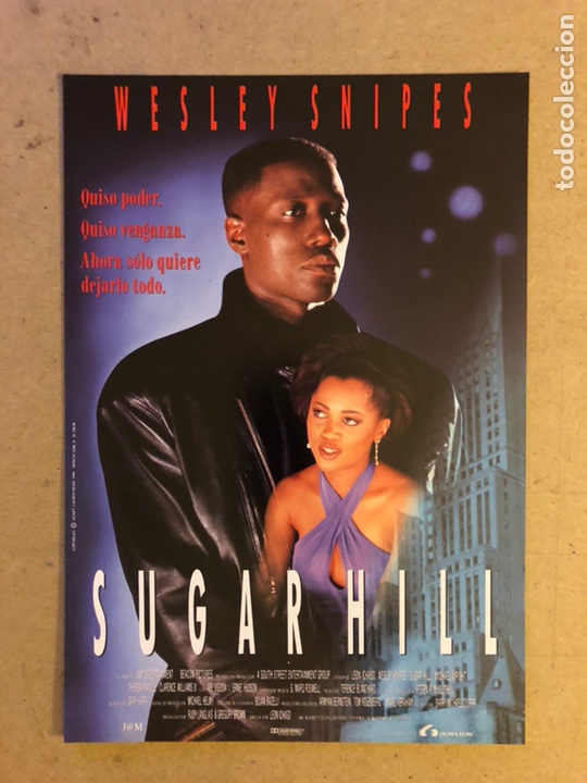 Cinema: SUGAR HILL (WESLEY SNIPES). GU&Iacute;A PROMOCIONAL DE LA PEL&Iacute;CULA.