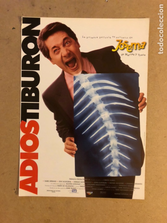 Cin&eacute;ma: ADI&Oacute;S TIBUR&Oacute;N (JOSEMA YUSTE, ANE IGARTIBURU). GU&Iacute;A PROMOCIONAL DE LA PEL&Iacute;CULA.