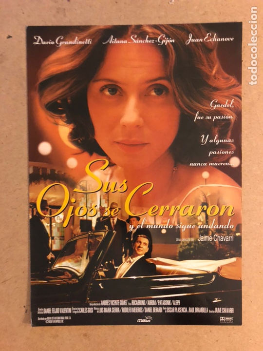 Cinema: SUS OJOS SE CERRARON (AITANA S&Aacute;NCHEZ GIJ&Oacute;N). GU&Iacute;A PROMOCIONAL DE LA PEL&Iacute;CULA.