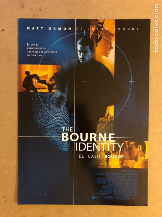 Kino: EL CASO BOURNE (THE BOURNE IDENTITY) MATT DAMON. GU&Iacute;A PROMOCIONAL DE LA PEL&Iacute;CULA.