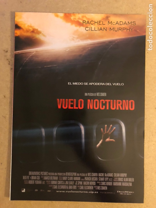 Cinema: VUELO NOCTURNO (WES CRAVEN). GU&Iacute;A PROMOCIONAL DE LA PEL&Iacute;CULA.