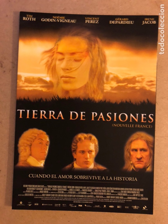 Cin&eacute;ma: TIERRA DE PASIONES (TIM ROTH, VICENT PEREZ). GU&Iacute;A PROMOCIONAL DE LA PEL&Iacute;CULA.