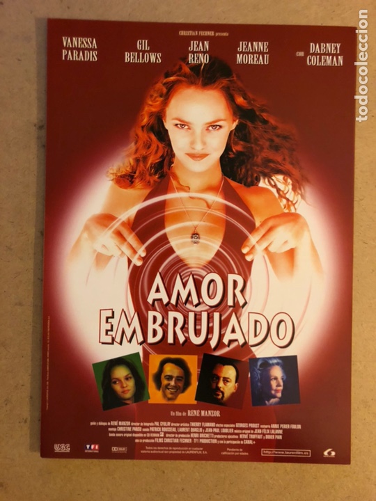 Cinema: AMOR EMBRUJADO (VANESSA PARADIS, JEAN RENO). GU&Iacute;A PROMOCIONAL DE LA PEL&Iacute;CULA.
