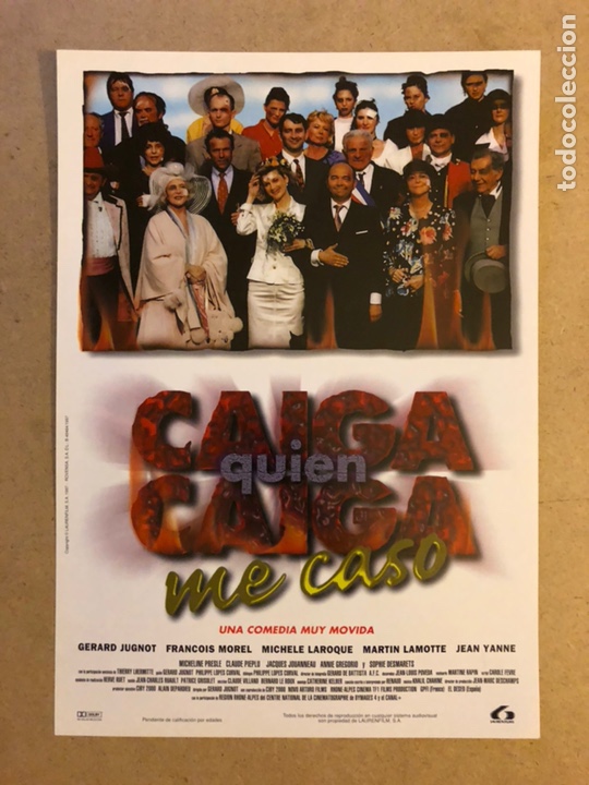 Cinema: CAIGA QUIEN CAIGA ME CASO (GERARD JUGNOT). GU&Iacute;A PROMOCIONAL DE LA PEL&Iacute;CULA.
