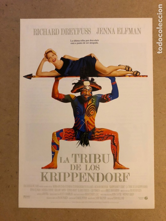 Cin&eacute;ma: LA TRIBU DE LOS KRIPPENDORF (RICHARD DREYFUSS). GU&Iacute;A PROMOCIONAL DE LA PEL&Iacute;CULA.