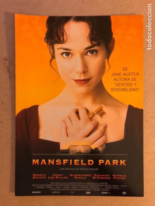 Cin&eacute;ma: MANSFIELD PARK (PATRICIA ROZEMA). GU&Iacute;A PROMOCIONAL DE LA PEL&Iacute;CULA.
