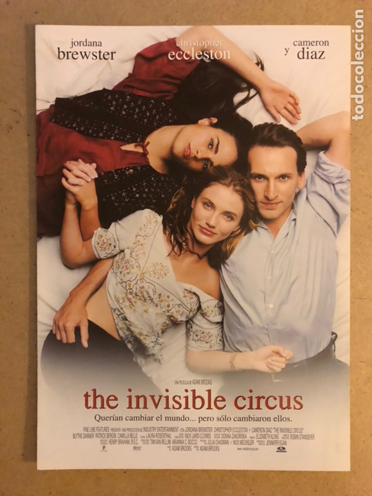 Cinema: THE INVISIBLE CIRCUS (CAMERON DIAZ). GU&Iacute;A PROMOCIONAL DE LA PEL&Iacute;CULA.