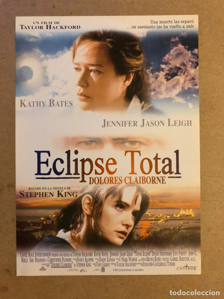 Cine: ECLIPSE TOTAL (KATHY BATES, JENNIFER JASON LEIGH). GU&Iacute;A PROMOCIONAL DE LA PEL&Iacute;CULA.