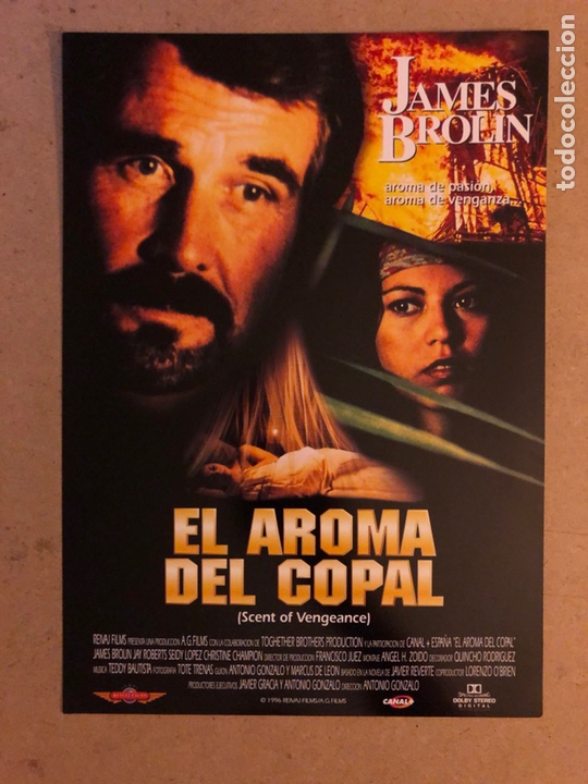 Kino: EL AROMA DEL COPAL (JAMES BROLIN). GU&Iacute;A PROMOCIONAL DE LA PEL&Iacute;CULA.