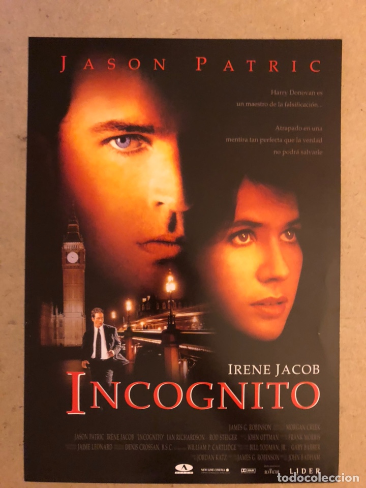 Kino: INC&Oacute;GNITO (JASON PATRIC). GU&Iacute;A PROMOCIONAL DE LA PEL&Iacute;CULA.