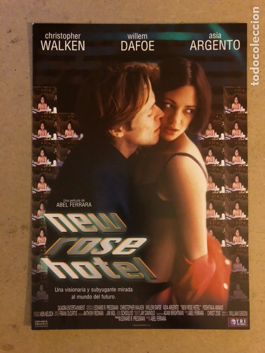 Kino: NEW ROSE HOTEL (CHRISTOPHER WALKEN, ASIA ARGENTO). GU&Iacute;A PROMOCIONAL DE LA PEL&Iacute;CULA.