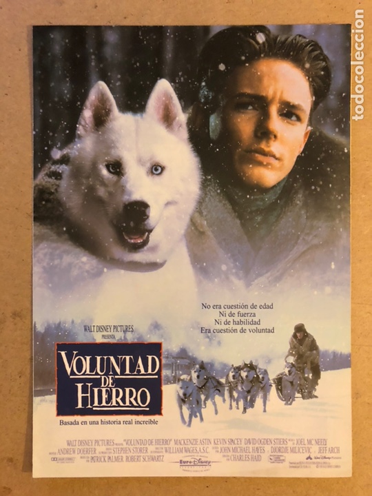 Kino: VOLUNTAD DE HIERRO (WALT DISNEY). GU&Iacute;A PROMOCIONAL DE LA PEL&Iacute;CULA.