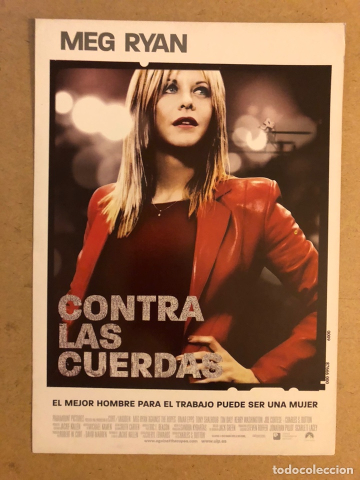 Cinema: CONTRA LAS CUERDAS (MEG RYAN). GU&Iacute;A PROMOCIONAL DE LA PEL&Iacute;CULA.