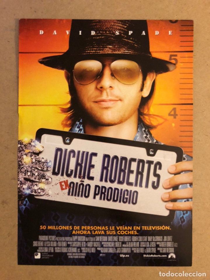 Kino: DICKIE ROBETS, EX NI&Ntilde;O PRODIGIO (DAVID SPADE). GU&Iacute;A PROMOCIONAL DE LA PEL&Iacute;CULA.