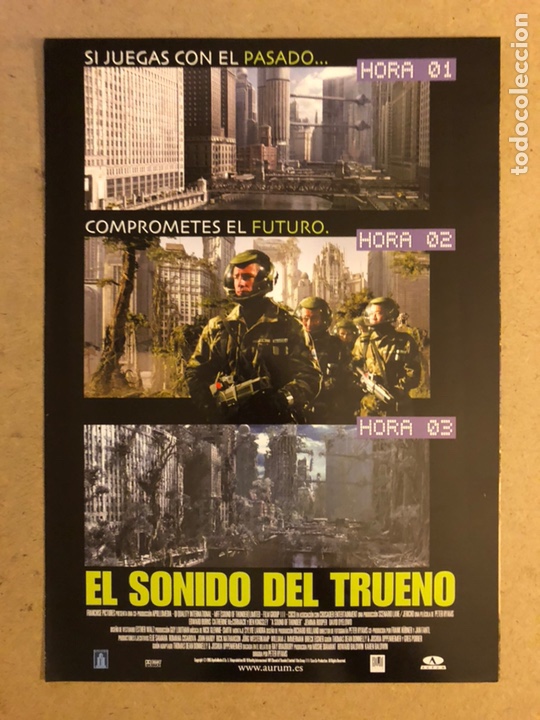 Cinema: EL SONIDO DEL TRUENO (EDWARD BURNS). GU&Iacute;A PROMOCIONAL DE LA PEL&Iacute;CULA.
