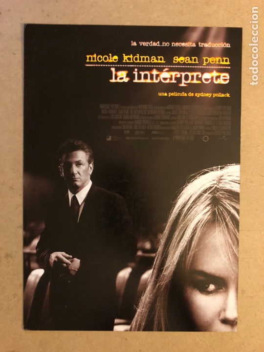 Cinema: LA INT&Eacute;RPRETE (NICOLE KIDMAN, SEAN PENN). GU&Iacute;A PROMOCIONAL DE LA PEL&Iacute;CULA.