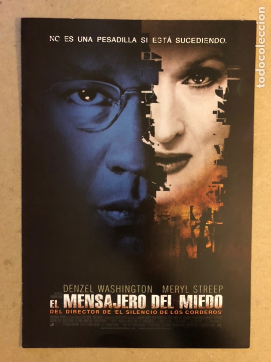 Cine: EL MENSAJERO DEL MIEDO (MERYL STREEP, DENZEL WASHINGTON). GU&Iacute;A PROMOCIONAL DE LA PEL&Iacute;CULA.
