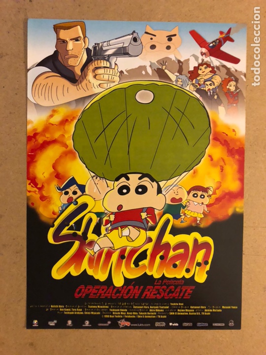 Kino: SINCHAN, OPERACI&Oacute;N RESCATE. GU&Iacute;A PROMOCIONAL DE LA PEL&Iacute;CULA, IDEAL PARA ENMARCAR.