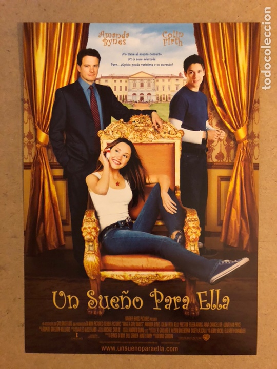 Cinema: UN SUE&Ntilde;O PARA ELLA (COLIN FIRTH). GU&Iacute;A PROMOCIONAL DE LA PEL&Iacute;CULA.