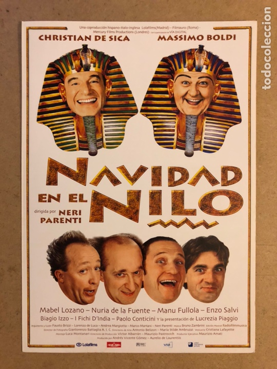 Cinema: NAVIDAD EN EL NILO (CHRISTIAN DE SICA, MASSIMO BOLDI). GU&Iacute;A PROMOCIONAL DE LA PEL&Iacute;CULA.