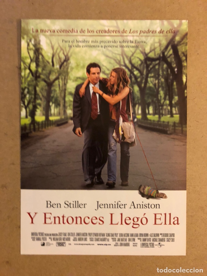 Cinema: Y ENTONCES LLEG&Oacute; ELLA (BEN STILLER, JENNIFER ANISTON). GU&Iacute;A PROMOCIONAL DE LA PEL&Iacute;CULA.