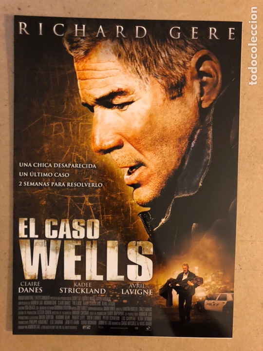 Cine: EL CASO WELLS (RICHARD GERE). GU&Iacute;A PROMOCIONAL DE LA PEL&Iacute;CULA.