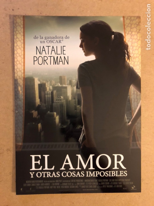 Kino: EL AMOR Y OTRAS COSAS IMPOSIBLES (NATALIE PORTMAN). GU&Iacute;A PROMOCIONAL DE LA PEL&Iacute;CULA.