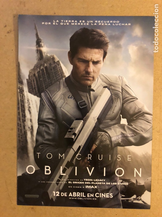 Cinema: OBLIVION (TOM CRUISE). GU&Iacute;A PROMOCIONAL DE LA PEL&Iacute;CULA.