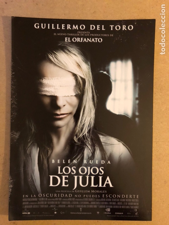Kino: LOS OJOS DE JULIA (GULLIERMO DEL TORO). GU&Iacute;A PROMOCIONAL DE LA PEL&Iacute;CULA.