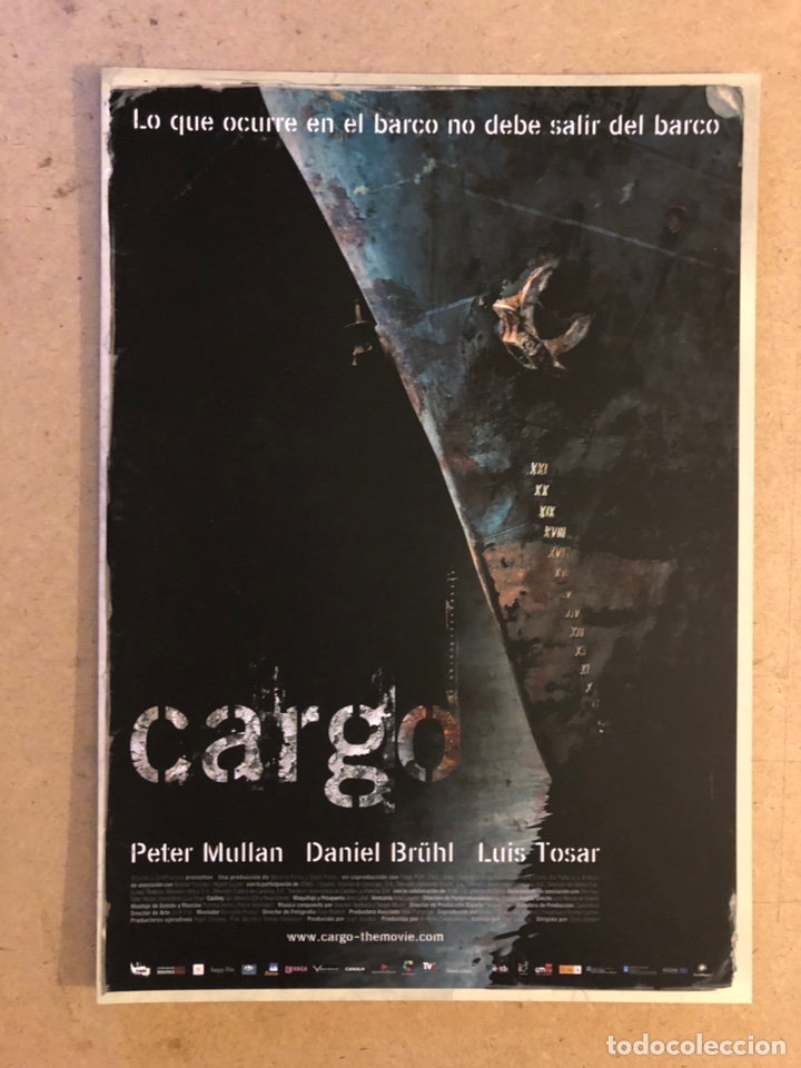 Kino: CARGO (DANIEL BR&Uuml;HL, LUIS TOSAR). GU&Iacute;A PROMOCIONAL DE LA PEL&Iacute;CULA.
