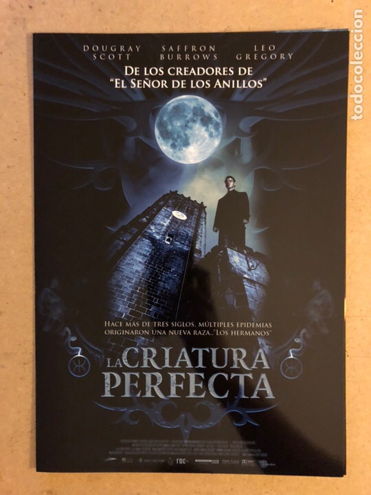 Cinema: LA CRIATURA PERFECTA (SAFFRON BURROWS, LEO GREGORY). GU&Iacute;A PROMOCIONAL DE LA PEL&Iacute;CULA.