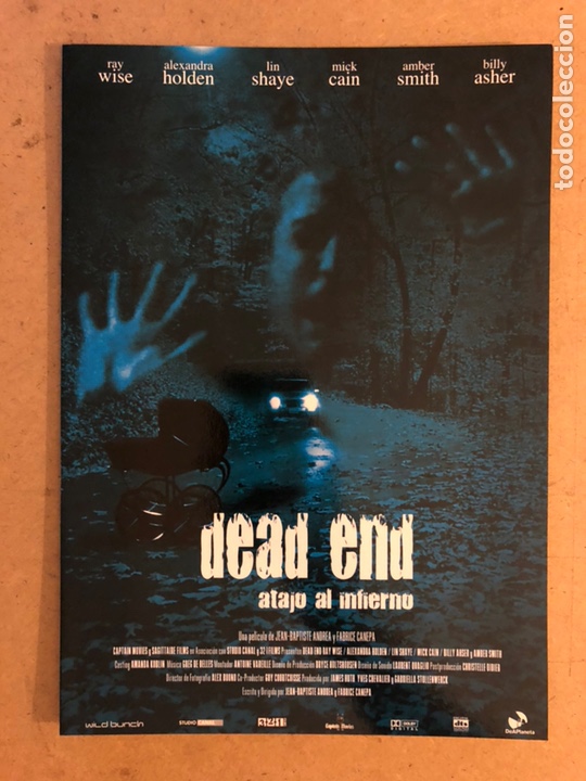 Kino: DEAD END (RAY WISE, ALEXANDRA HOLDEN). GU&Iacute;A PROMOCIONAL DE LA PEL&Iacute;CULA.